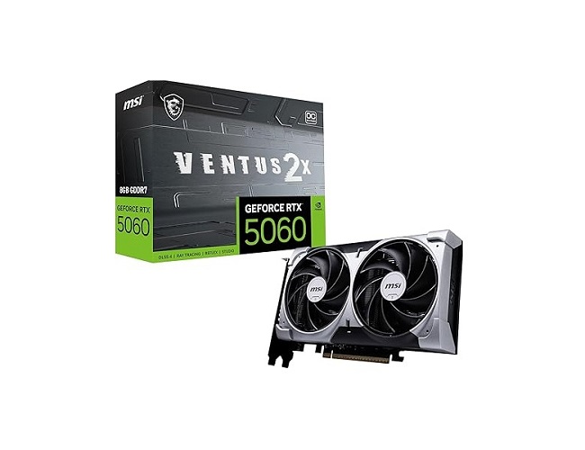 MSI RTX5060 Ventus 2x OC 8gb Ddr7 Graphics Card