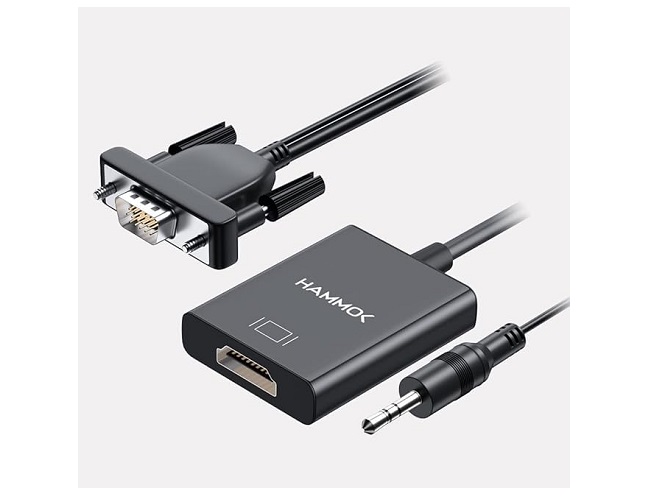Hammok Simon VGA TO HDMI With Audio Converter