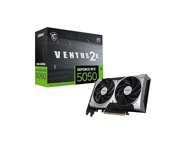 MSI RTX5050 Ventus 8gb Ddr6 Graphics Card